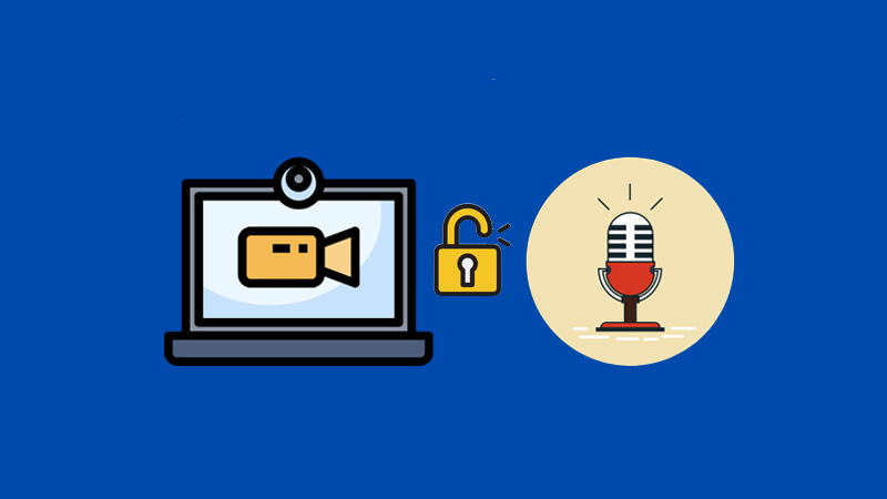 Cấp quyền cho camera v&agrave; micro tr&ecirc;n thiết bị